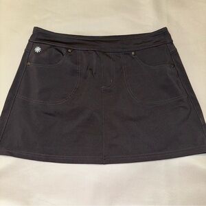 Athleta Dark Gray tennis skort ladies‎ small with pockets